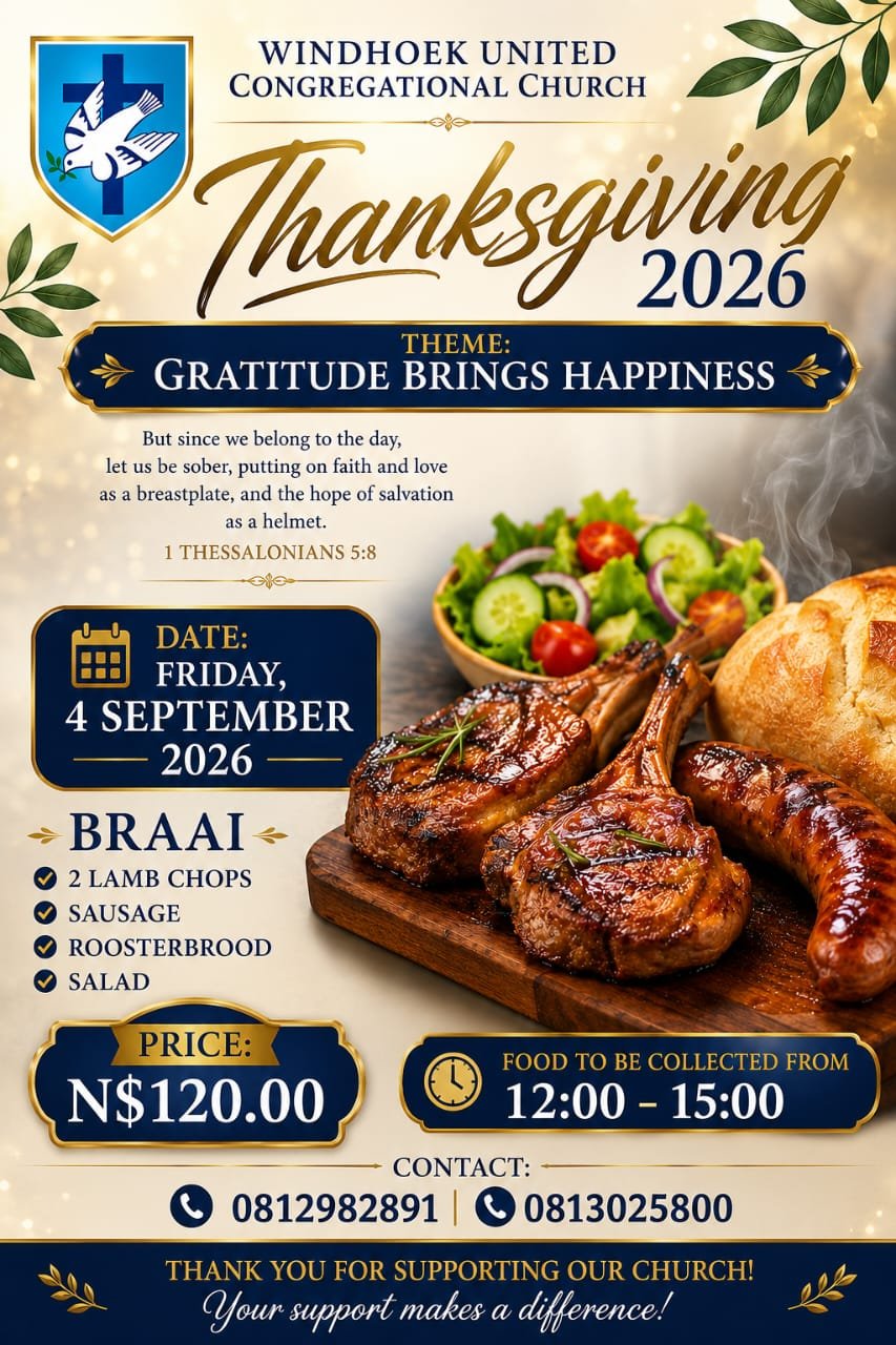 Thanksgiving Braai WUCC  September 2026